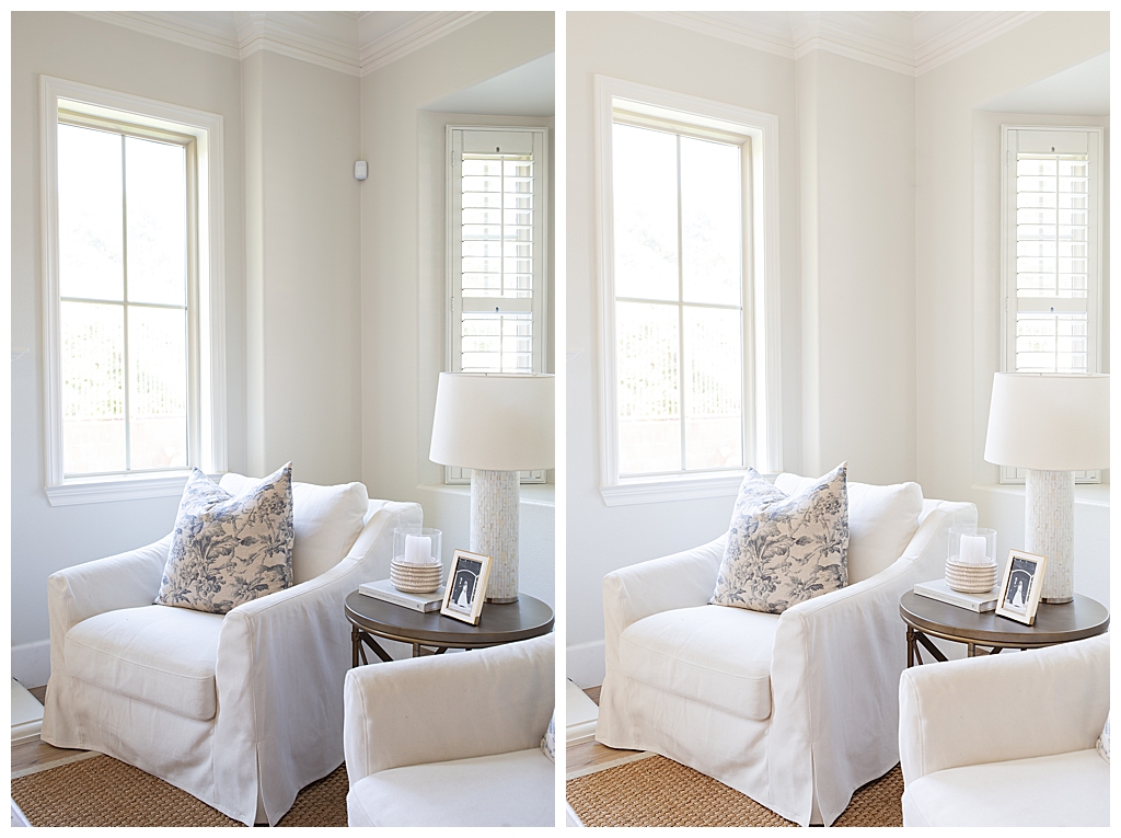 before and afters living room interior photos using studio mcgee presets by elizabeth johnson photography pretty smitten